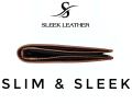 SLEEK Premium Real Leather Wallet for Men with Zipper and Gift Box - Cash & Card Branded Wallet - Model: WILD WEST- Bifold Slim Wallet - SK-1 - Wallet for Men's. 