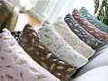 Super Soft Square Faux Throw Pillow Covers Sofa Cushion Covers Pillow Case HZ BEDDING. 