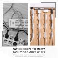 20 Pcs Smart Cable Organizer Desktop and Workstation Cord Clips Management Holder Data Telephone Line Cable Winder Sleeve Self Adhesive Crystal Design Cable Clips Organizer Desk Mouse Cable Wire Holder- BUYTODAY. 