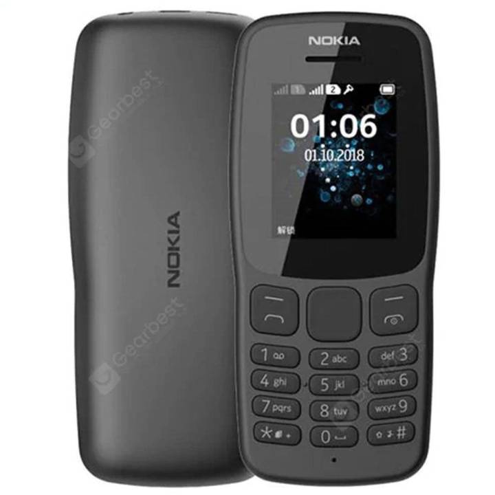N 106 - 1.8   - Dual Sim - Dark Grey 4 MB RAM 1.8’’ display.
