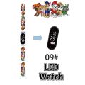 New Paw Patrol Pokemon Anime Kawaii Pika Chuka Ibrabra Jingle Cat Pa Digital Waterproof LED boy girl Watch Kid Birthday Gift Toy. 