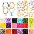 1Set/box 18 Kinds Clay Beads Set for DIY Accessories Jewelry Making Necklace Bracelet. 