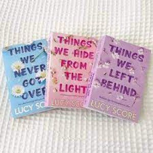 Things We Left Behind, Things We Hide From The Light, Things We Never Got Over By Lucy Score 3 Books Collection Set