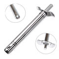 Kitchen Lighter for Gas Stove No Refill Needed Gas Lighter Metallic Spark lighter for stove long lighter for safe ignite stove metal lighter with long shaft stove lighter for gas grill outdoor windproof lighter Silver Stainless Steel Lighter for Gas Stove. 