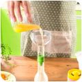 Bin 8: One Bottle, 8 Kitchen Tools (Multi Kitchen Tools juices, strains, grates,Grinder, Funnel, Egg Separator, Masher, Opener) along with Weighing Cup. 