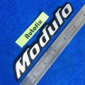 Car Styling Modulo Metal Emblem Silver n Black 01 PC. 
