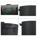 Pack of 2 Grow Bags 11 x 10 inches for Kitchen Gardening Non Woven Fabric Grow Bags. 