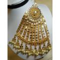 Jhumar Pearl Polki Kundan Golden Color - Premium Quality, Stylish And Traditional  Jewelry Piece. 