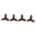 20Pcs Metal Corner Protector Triangular Guards For Wooden Box Free Post. 
