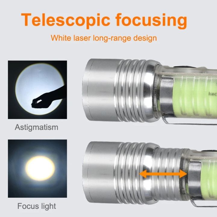 Multifunctional%20Zoom%20Flashlight%20%7C%20%20Rechargeable%20High%20Lumens%20Long%20Range%20Flash%20Light%208%20Modes%20Tactical%20Flashlight%20with%20Fluorescent%20Shell%20-%20Image%205