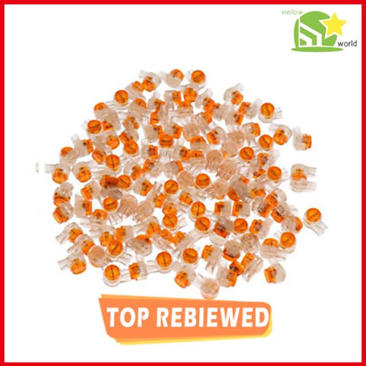 200Pcs 2 Wire Indoor Outdoor Telephone Cable Wire Joiner Jelly Crimps Connectors