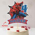 Spiderman Theme PERSONALISED Digital Cake toppers for Birthday Party Celebration & Perfect Birthday Gift. 