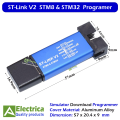 ST-Link V2 Mini STM8 STM32 Downloader Programmer ST LINK V2 Programming With Aluminum Alloy Cover by Electrica. 
