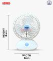 Sogo USB Rechargeable Mini Portable Table Fan (JPN-406). 