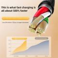 3 In1 5A Super Fast Charging USB Cable For iPhone 14 13 12 11 Charging Cable USB TypeC Cable For Huawei/Honor Xiaomi Samsung. 