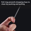 Techmanistan 1M Extra Long Flexible Tube Pipe Cleaner Brush Fridge Cleaning Tool, Refrigerator Cleaner Wire, Kitchen Sink Drainer Wire Brush, Stainless Steel Drain Tube Cleaning Brushes for Sink Refrigerator. 