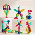 Magnetic Building Blocks 25pcs Set Learning Activity Toy For Kids. 