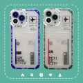 Gate Plane Ticket Sydney Mexico Toronto San Francisco Phone Case For iPhone 7-14ProMax 11 12 13 14 Pro Max 7 8 X XR Plus Cover. 