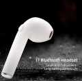 i7 Single Airpods Wireless Bluetooth Hand Free Stereo Earphones White bluetooth ear phone for all cell phones use. 