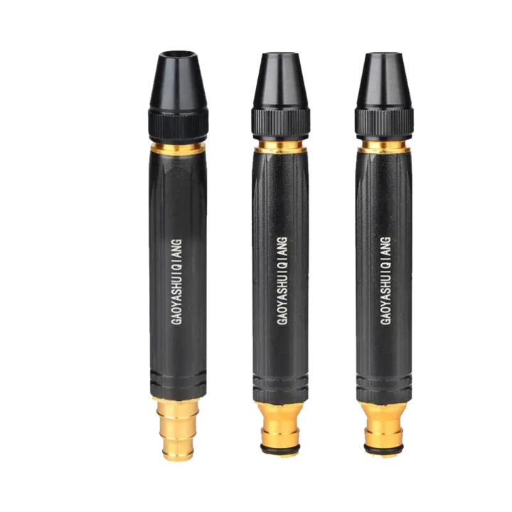"Adjustable Metallic Water Pressure Washer Nozzle: Ideal for Car Wash and Garden Watering"