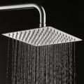Large Square Shower Head, 6 Inches rain shower head 6x6, High Pressure Ultra Thin Rainfall Bath Shower Head with Silicone Nozzle, Rotatable Rainfall Shower Head, Bathroom Top Spray Head. 