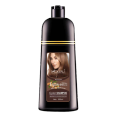 Mokeru 500ml Natural Argan Oil Extract Permanent Hair Dye Shampoo For Women Men Color Dye Shampoo Cherry Brown. 