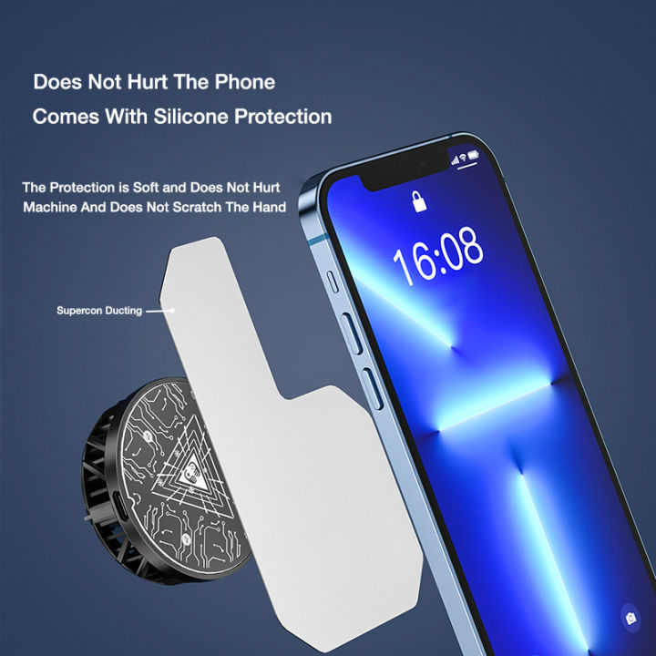 BlueWow Mobile Phone Cooling Plate Heat Sink Expend Cooling Area for Cooling fans Game Cooler Cell Phone YX-004