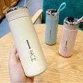 Water Bottles, Water bottle for Girls, Insulated Glass/Plastic Double Walled Keeps Water Cold and Hot for Hours, Easy to Carry for Walking, Hiking, School, etc, 410ml.. 