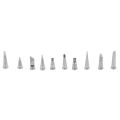 20Pcs Durable Soldering Tip Set for Weller WSD81 WD1000 WSP80 WP80 LT Soldering Station. 