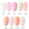 Nail Quick Extension Gel Soak Off UV LED Acrylic Crystal White Clear Pink Semi Permanent Gel Nail Polish UV Construction Gel. 
