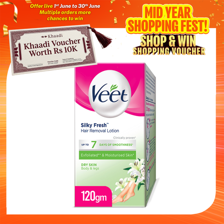 Veet Hair Removal Lotion Dry 120g