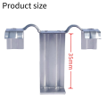 20PCS Photovoltaic Panel Drainage Buckle Surface Plate Solar Panel Water Drain Clip for Solar Panel Draining 35mm Durable Easy Install Easy to Use. 