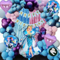 60 Pcs Frozen Balloons Birthday Theme Set for Grand Party, Elsa Theme Set Birthday Party Decoration. 