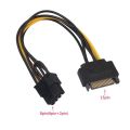 SATA POWER TO 8 PIN Pcie POWER CABLE CONNECTOR. 