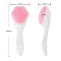 [High Quality] 3D Double Sides Multifunctional Silicone Face Cleanser Facial Cleansing Brush Portable Face Cleaning Massage Tool Facial Brush. 
