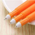 🥕CARROT PEN Door gift student reward Goodies Comel Doorgift Kawaii Gel Pen Mini School Black Portable Office Cute Write. 