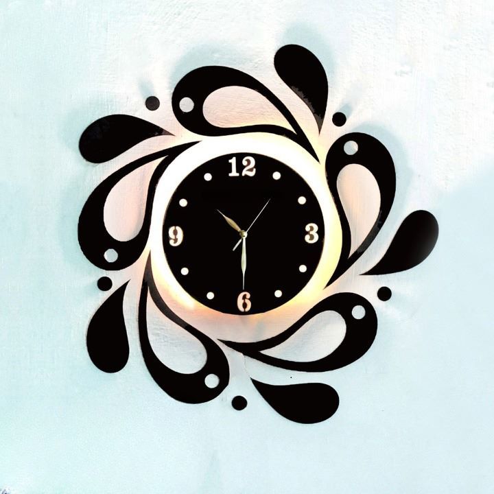 3D Wooden Clock With Premium Design I The New Wooden Wall Clock Big Size I Wall Clock I Wooden Wall Clock I Wall clocks for bedroom I Wall Clocks for Home,Offices And Gifts