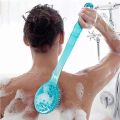 1Pc Long Handle Bath Body Brush Shower Soft Sponge Exfoliating Scrub Cleaning Back Brushes Bathroom Tool. 