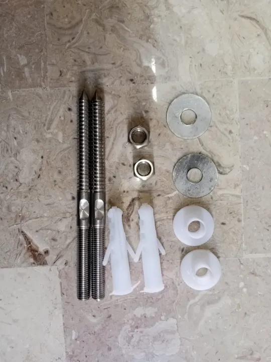 Commode Rack Bolt Bolt kit for wall hang commode/toilet bolt kit, fixing screws set and ...