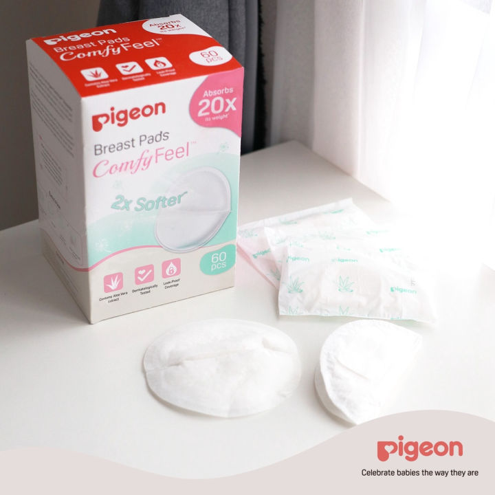Experience Pure Comfort: Pigeon Honeycomb Nursing Pads - Your Ultimate Choice! (Available in Packs of 12, 24, 30, 60) - Pakistan Exclusive!