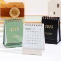 Handmade Desk Calendar Stylish Mini Size Desktop Mini Calendar Style Portable English Calendar for New Desktop Decoration. 