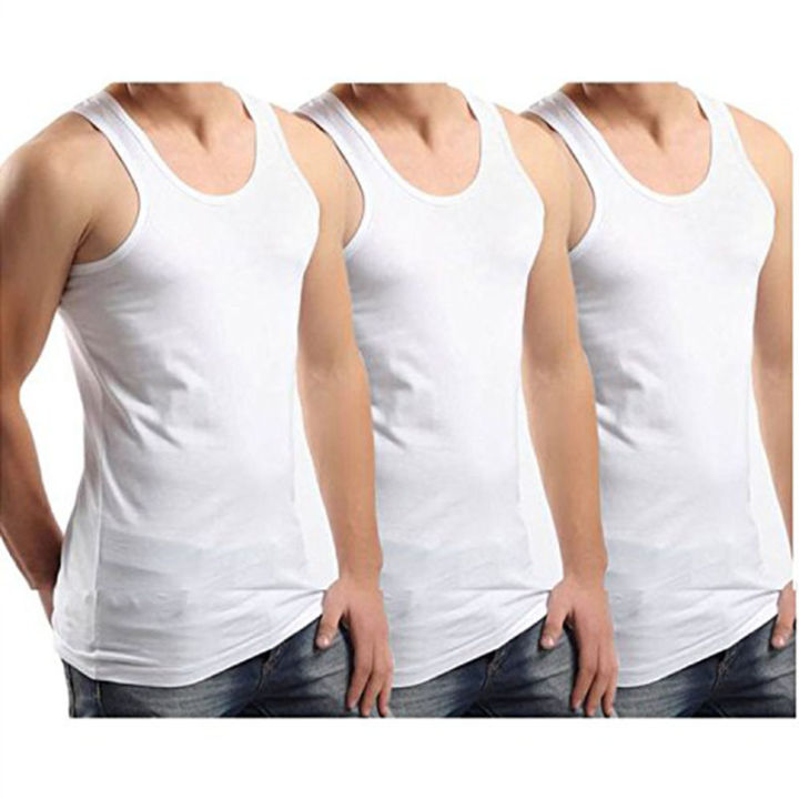 Pack Of 3 Cotton Vest For Men