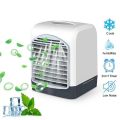 Portable Mini Desktop Air Conditioner USB Small Fan Cooling Humidifier Aromatherapy Air Cooler with Ice Water Tank. 