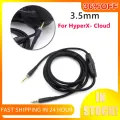 For HyperX Cloud/Cloud Alpha 1.5m 3.5mm Headphone Audio Cable Male to Male Cord Line Replacement with Tuning Gaming Headset. 