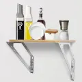 Right Angle Thickened Fixed Triangle Bracket Right Angle Bracket Fastener Chairs Bookshelves Doors Table Legs Tool Parts. 