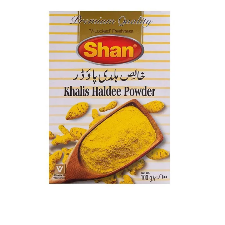 SHAN KHALIS HALDI POWDER SPICES 100GM51892 | Daraz.pk