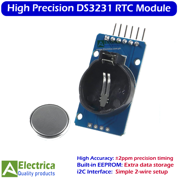 DS3231%20Precision%20RTC%20Module%20with%20AT24C32%20EEPROM%20I2C%20Real%20Time%20Clock%20for%20Arduino%20with%20Battery%20by%20Electrica%20-%20Image%202