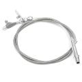 Transmission Kick Down Cable Detent For GM Chevy 350 TH350 Stainless Braided. 