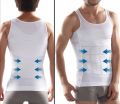 Slim n Lift Body Shaper Vest for Men – Black & White | Comfortable Waist Trainer & Posture Corrector. 
