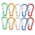 10Pcs Color Aluminum Alloy Carabiner Clip Hook Bottle Holder. 